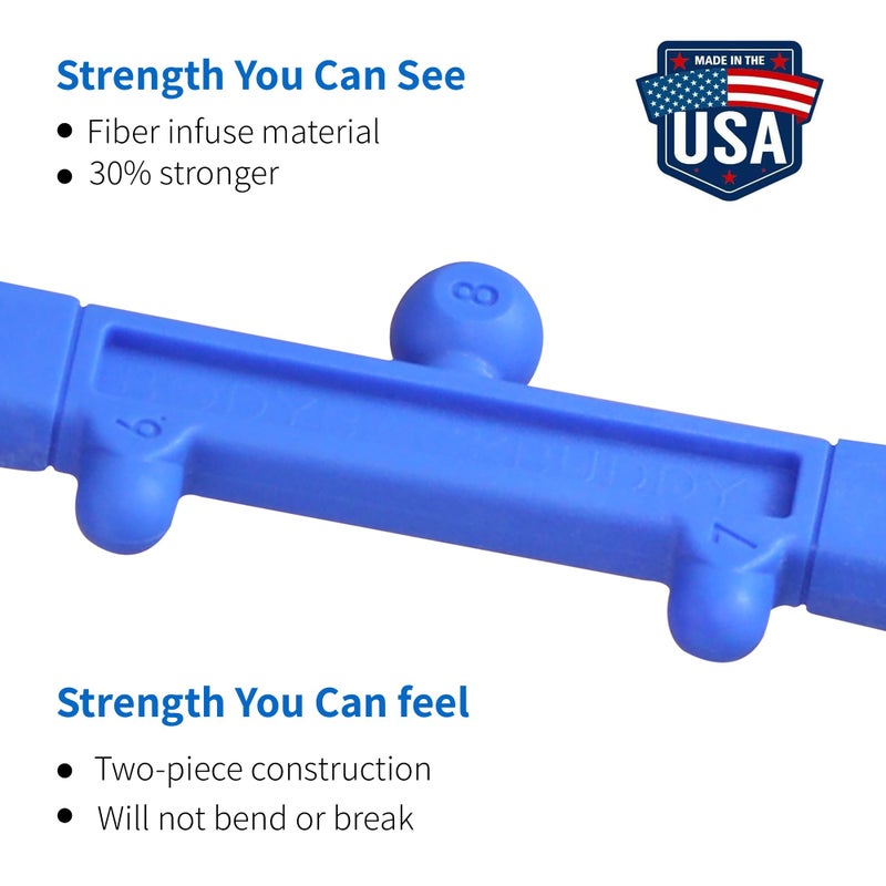 Body Back Buddy Elite Trigger Point Massage Tool, Neck and Back Massager Handheld, Manual Self Massager, Massage Cane, Muscle Knot Remover with Instructions, 2-Pack Bundle (Blue) - Image 5