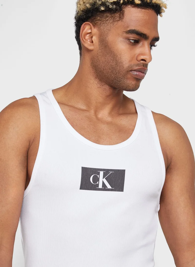 CALVIN KLEIN Logo Print Vest