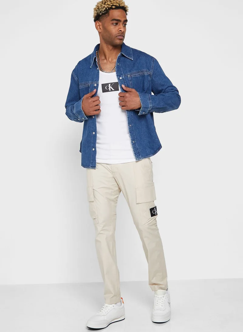 CALVIN KLEIN Logo Print Vest