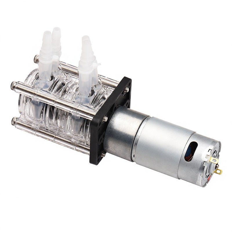 Peristaltic Pump 12V High Flow 500mm/min - Durable PC Nylon Construction Vacuum Pump for Lab Medical Biochemical Food Home Use - Image 1