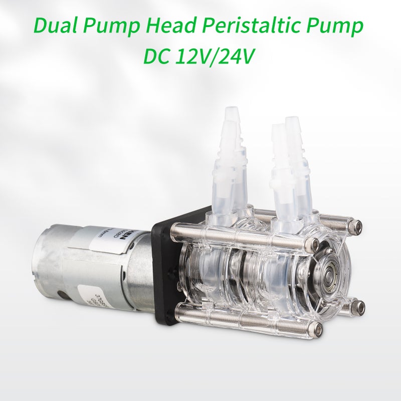 Peristaltic Pump 12V High Flow 500mm/min - Durable PC Nylon Construction Vacuum Pump for Lab Medical Biochemical Food Home Use - Image 2