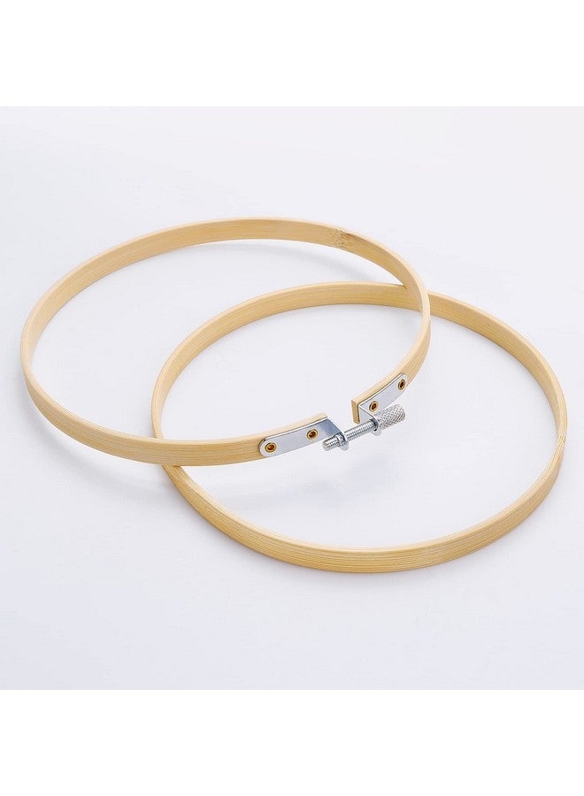 Caydo Caydo 24 Pieces 6 Inch Embroidery Hoops Bulk, Cross Stitch Hoop Ring for Needlework Art Craft and Wall Decoration - Image 3