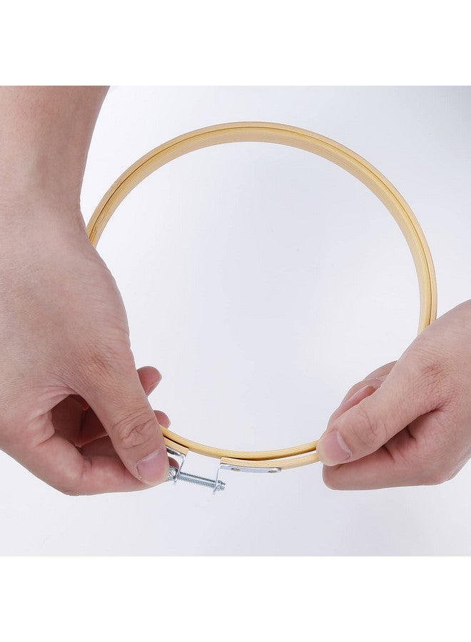 Caydo Caydo 24 Pieces 6 Inch Embroidery Hoops Bulk, Cross Stitch Hoop Ring for Needlework Art Craft and Wall Decoration - Image 4