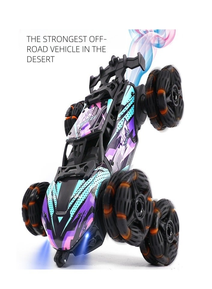 Noor&Star 【2025 Competition Edition】Alloy Six-Wheel Swing-Arm Stunt Car丨6WD Remote Control丨50m Ultra-Range Control丨360° Drift + Climb + Transforming Dump丨1:12 Anti-Collision Design, Extended Endurance  - Image 1