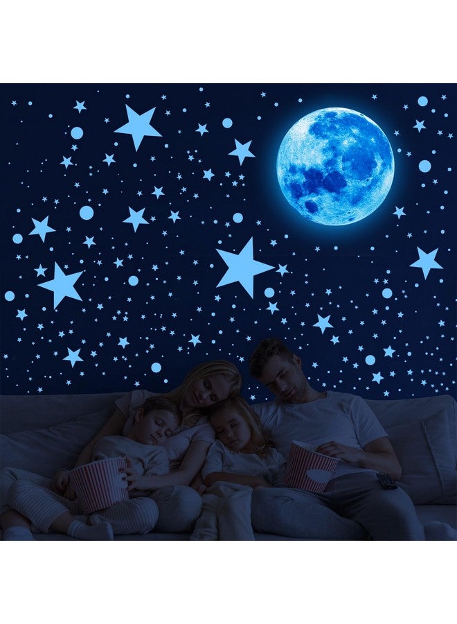 Sondeng 492Pcs Glow in The Dark Stars for Ceiling Moon and Space Wall Decals Glowing Galaxy Universe Planet Wall Stickers Kids Boys Bedroom Living Room Decor - Image 5
