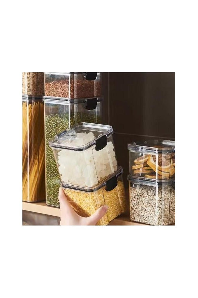 ANKUR Store 'N' Lock 4-Pieces Food Storage Container Set – 700ml approx Each – BPA-Free Plastic, Airtight Locking Lids, Microwave & Freezer Safe – Stackable & Reusable Kitchen Organizer Boxes - Image 2