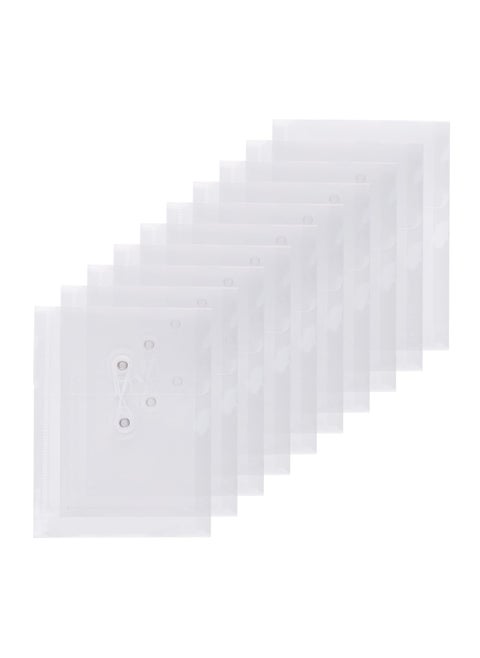 10PCS A6 Expanding File Folder for Greeting Cards, Index Cards Organizer Waterproof Tax Item Coupons, Receipt,