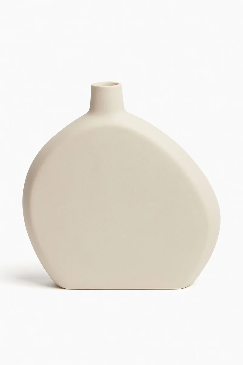 H&M Asymmetric stoneware vase