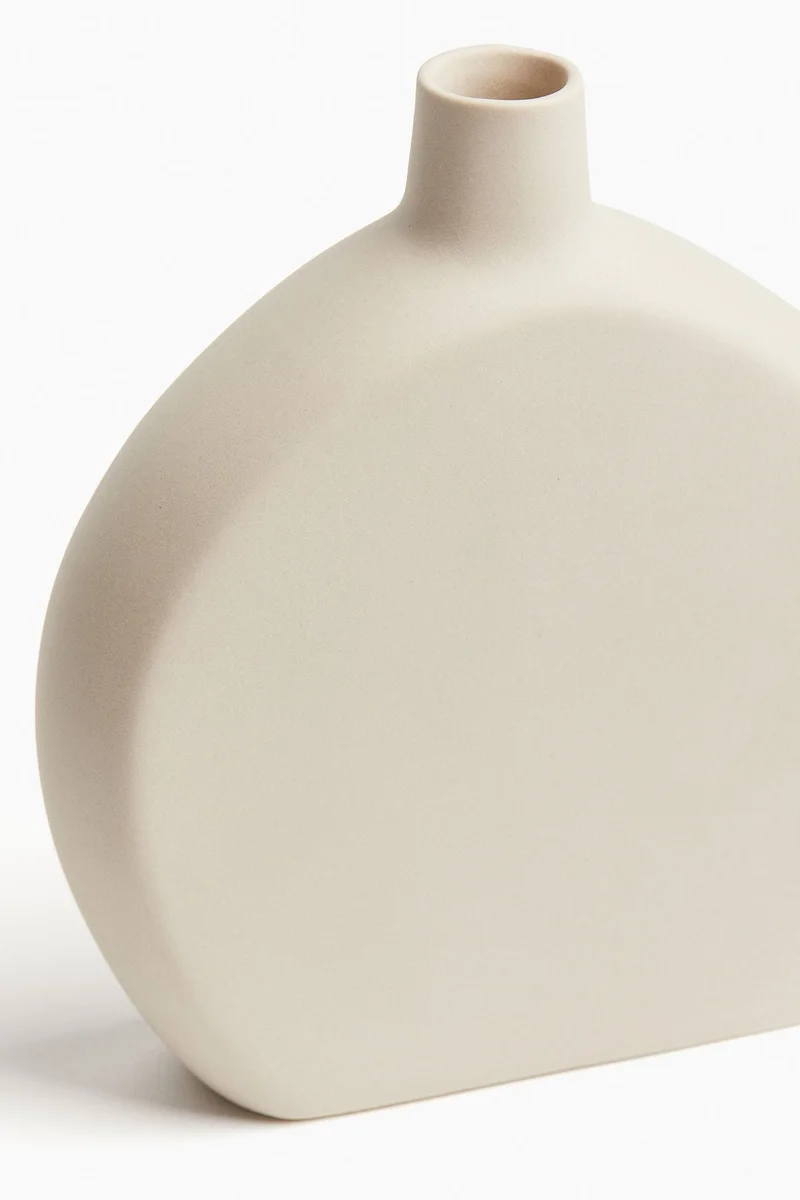 H&M Asymmetric stoneware vase
