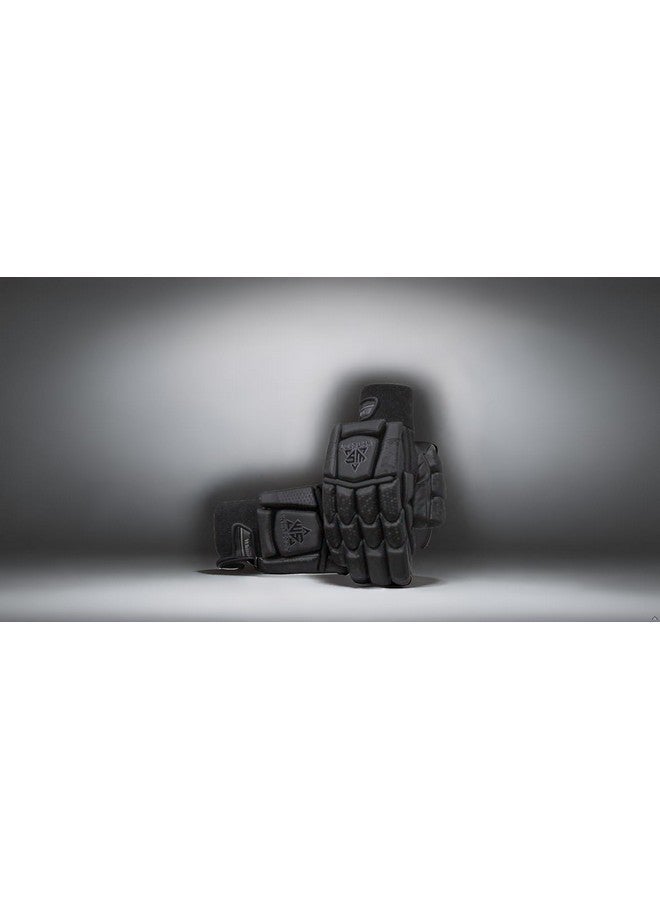 WHITEDOT SPORTS Egret Lovlorn Cricket Batting Gloves - Premium Black Gloves for Men/Adult/Large Right-Hand Batsman, Comfort & Protection - Image 1