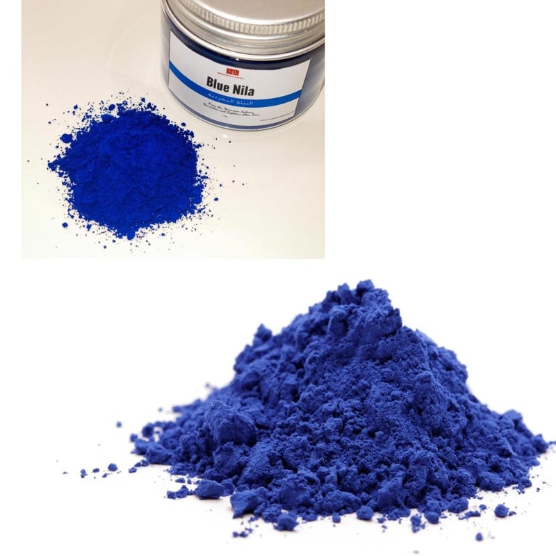 HWC Trading Moroccan Blue Nila Powder 50g & Solid Soap Set – Natural Brightening & Tan Removal – Deep Cleansing & Skin Purifying – For Face & Body – Suitable for All Skin Types (3) - Image 4