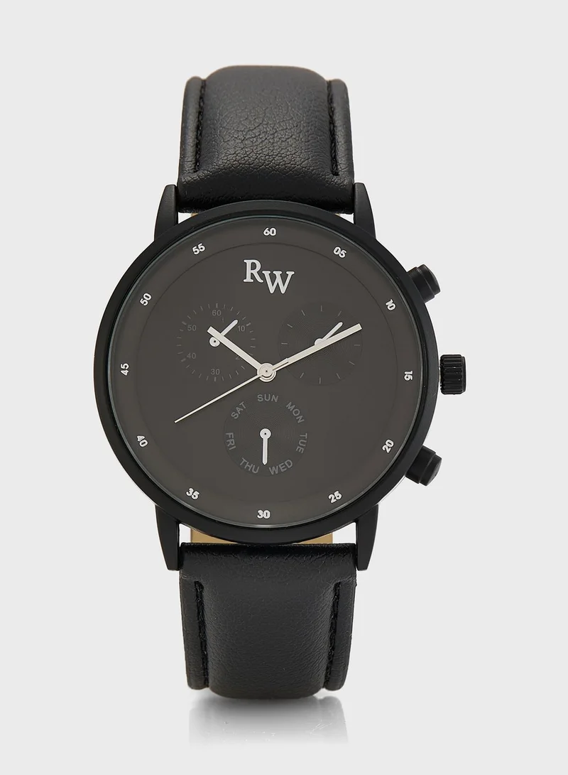 Robert Wood Watch And Bracelet Gift Set