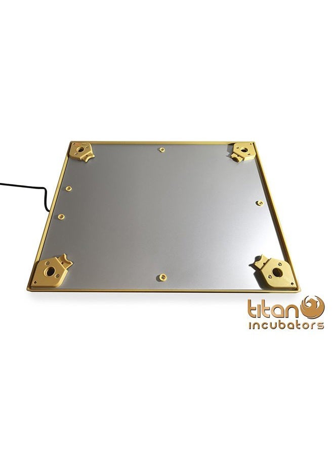 Titan Incubators Chick Heating Plate/Brooder Hen – Heat Lamp Replacement - Up to 25 – 12” x 12” - Image 4