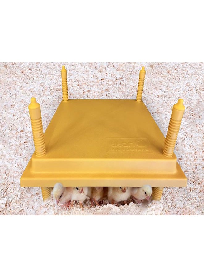 Titan Incubators Chick Heating Plate/Brooder Hen – Heat Lamp Replacement - Up to 25 – 12” x 12” - Image 2