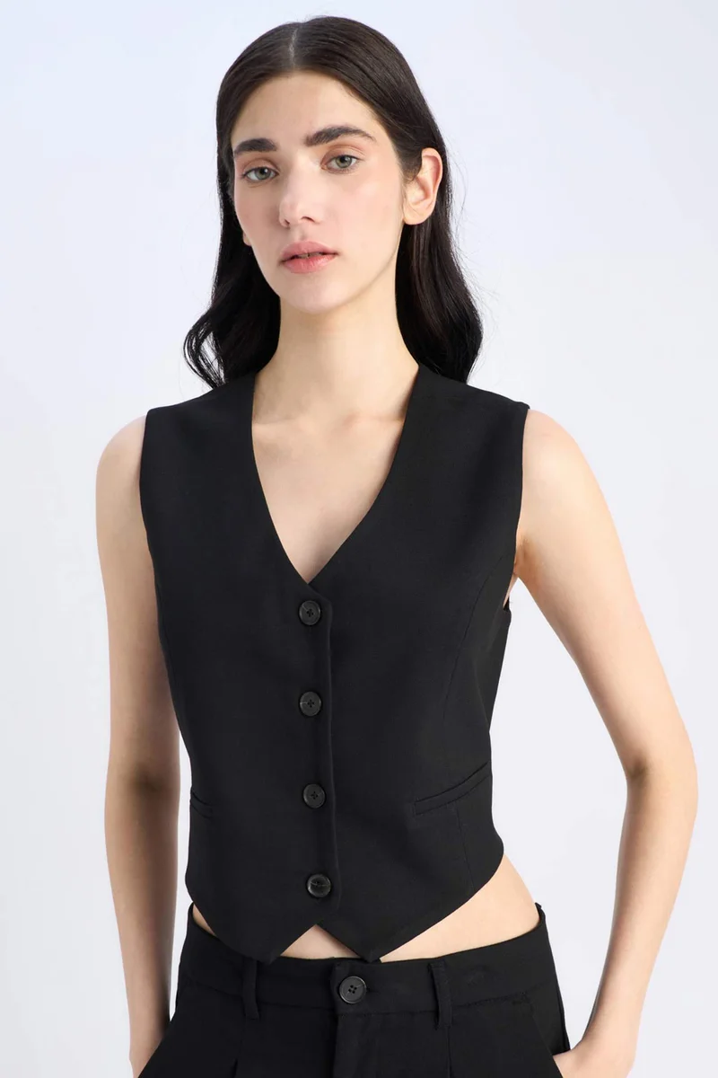 ديفاكتو V-Neck Vest