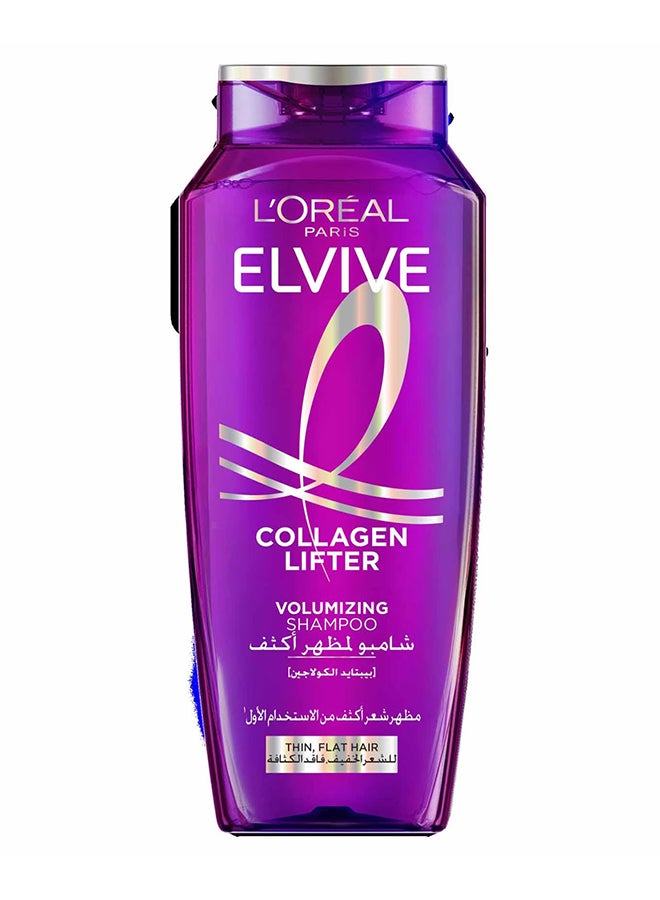 L'OREAL PARIS Elvive Collagen Lifter Volumizing Shampoo, Enrichced with Collagen Peptides - 400ml - Image 1