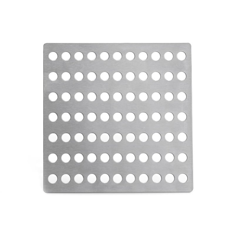 Steel Drain Cover 15 X 15cm  Rustproof Swirl Drain Covers Outdoor  Indoor  Durable Mesh Drainage Covers Suitable as Shower Drain Cover Garden Leaf Guard 1
