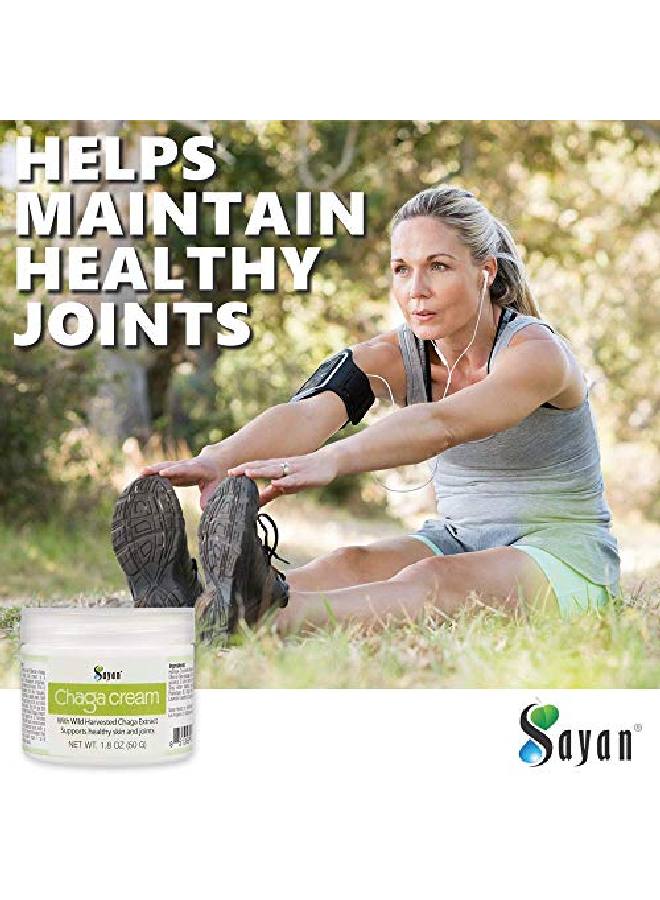 sayan Siberian Chaga Body Cream With Vitamin E Shea Butter Bee Wax and l Ingredients 1.8 OZ (50 G) (Chaga Cream for body) - Image 3