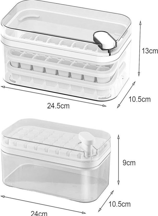 كيلا 56 صينية ثلج مزدوجة الطبقات يمكن الضغط عليها لتوزيع الثلج بسرعة تأتي مع مجرفة ثلج - Image 5