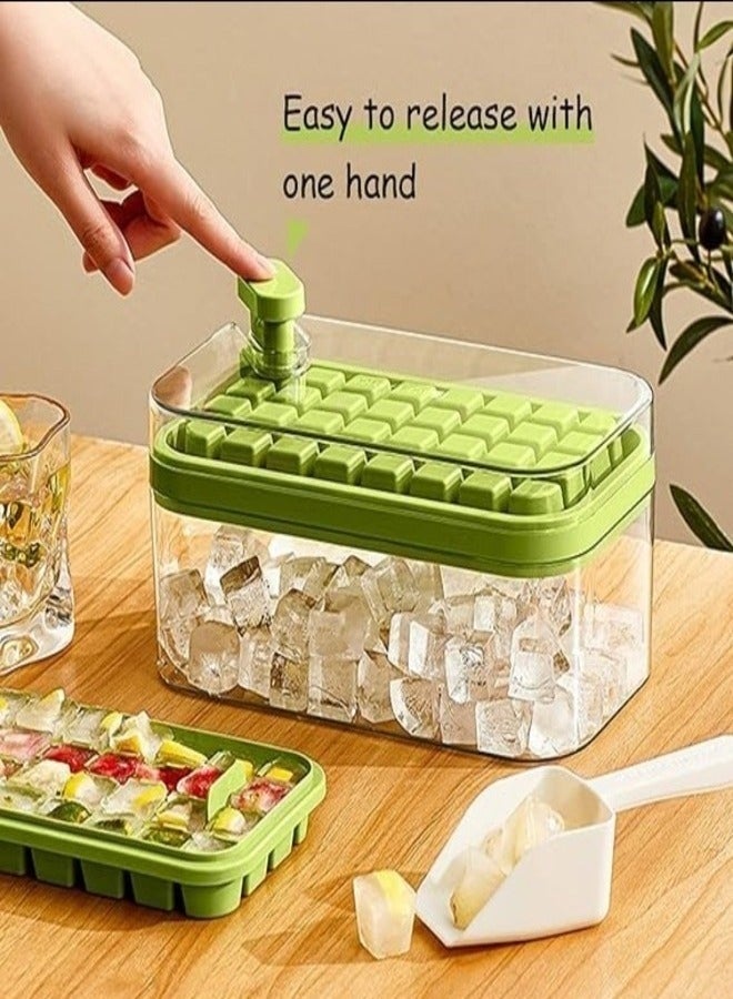 كيلا 56 صينية ثلج مزدوجة الطبقات يمكن الضغط عليها لتوزيع الثلج بسرعة تأتي مع مجرفة ثلج - Image 3