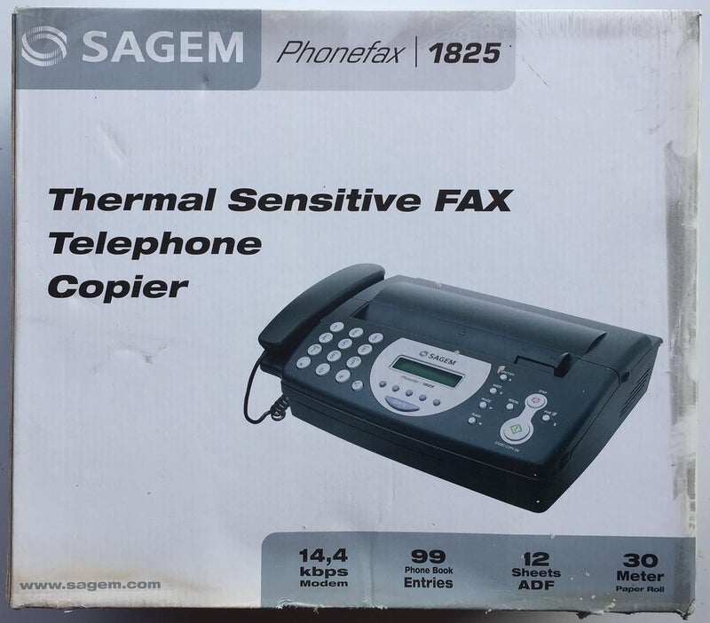 SAGEM 1825 PHONEFAX Machine BK - HFC242 - Image 2