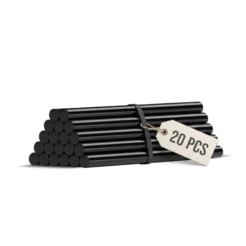 Themisto Premium Quality Black Hot Melt Glue Stick Pack of (20 PC) - Image 1