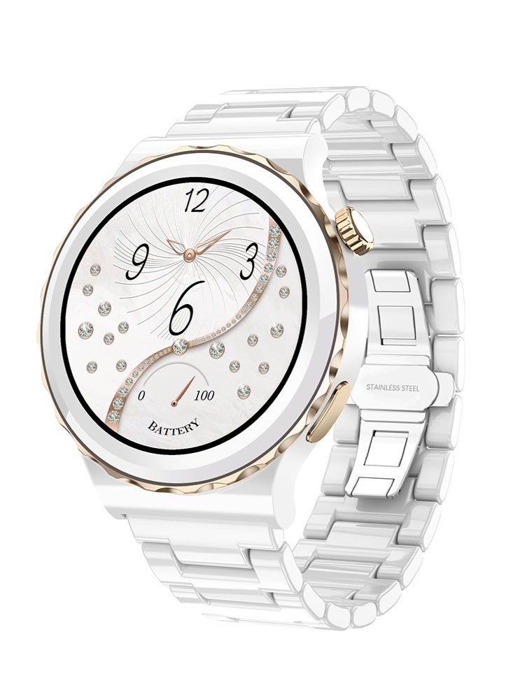 RollsTimi  Smart Bluetooth Watch, 1.32-Inch IPS Full Touch Screen, Vibration Reminder, Bluetooth 4.0, Multi-Language Selection, Dual Buttons, Multi-Sports Mode, Message Reminder，Smartwatch - Image 5