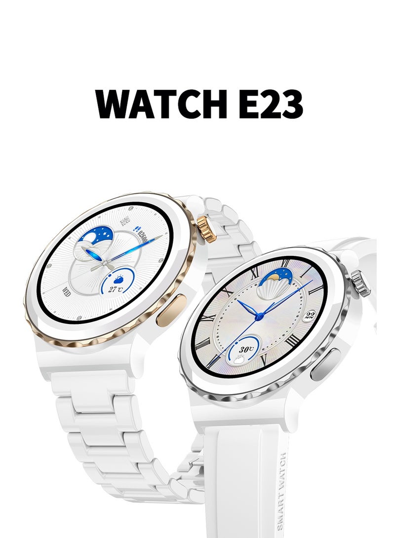 RollsTimi  Smart Bluetooth Watch, 1.32-Inch IPS Full Touch Screen, Vibration Reminder, Bluetooth 4.0, Multi-Language Selection, Dual Buttons, Multi-Sports Mode, Message Reminder，Smartwatch - Image 2