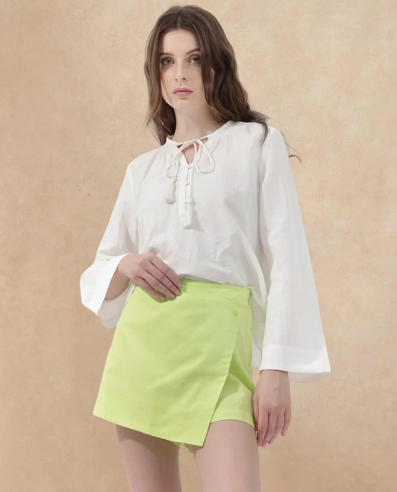 Rareism Women's Textured Mini Skorts