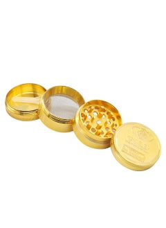 Generic 4 Layer Spice Crusher With Magnetic Lid Gold  - Image 5