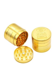 Generic 4 Layer Spice Crusher With Magnetic Lid Gold  - Image 3