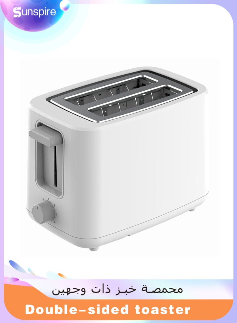 صن سباير 2 محمصة شرائح للخمصة، 7 مستويات تحمير، 2 فتحات خبز عريضة جدا، وظائف إزالة وإعادة التسخين، صينية فتات قابلة للإزالة، 640 واط - Image 1