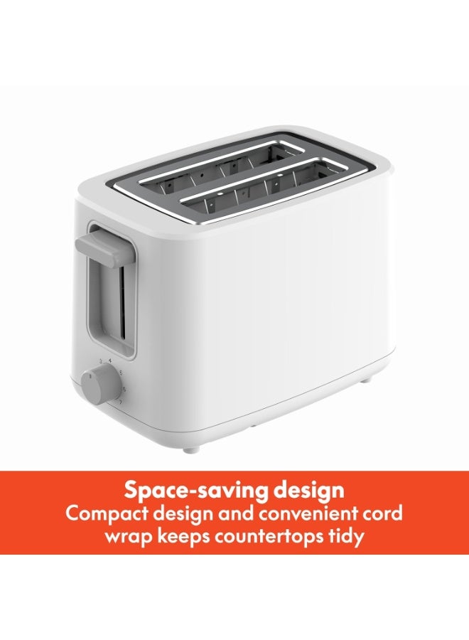 صن سباير 2 محمصة شرائح للخمصة، 7 مستويات تحمير، 2 فتحات خبز عريضة جدا، وظائف إزالة وإعادة التسخين، صينية فتات قابلة للإزالة، 640 واط - Image 4