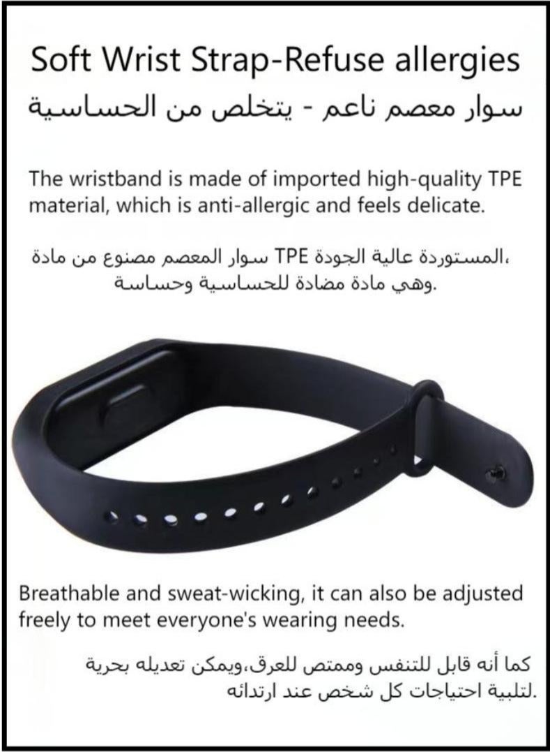 دي تي جي بي مجموعة من 6 ساعات رقمية سيليكون ملونة ومقاومة للماء للأطفال - Image 3