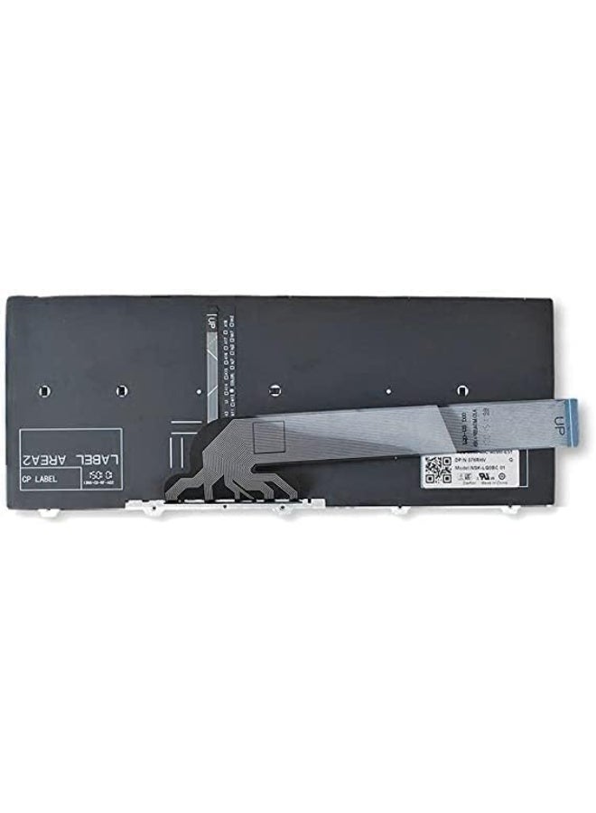 Zexen Replacement Keyboard for Dell. Inspiron or Vostro 14 5000 5442 5443 5445 5446 5447 5448 5451 5452 5455 5457 5458 5459/14 7447 Series without Backlight - Image 3