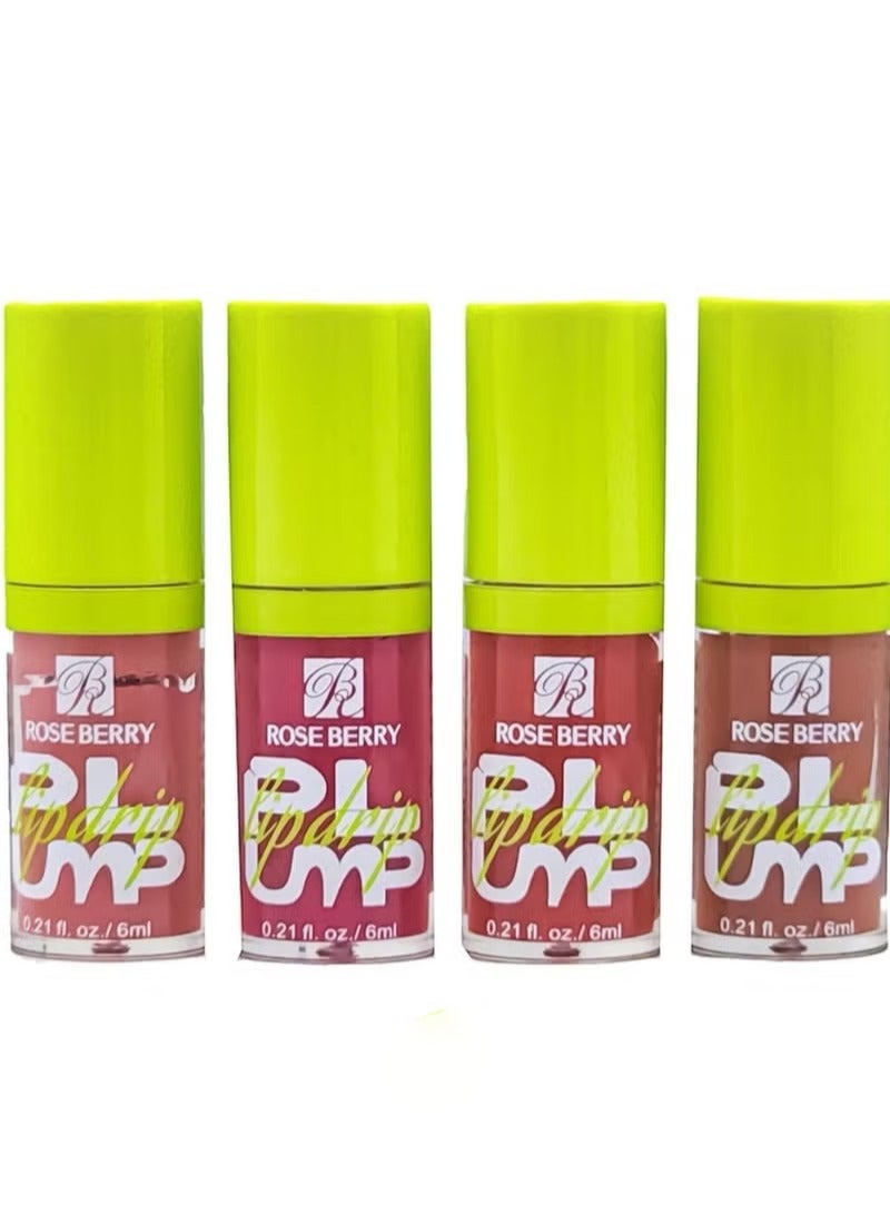 ROSE BERRY 4pcs LIP GLOSS PLUMP LIPGLOSS - Image 2