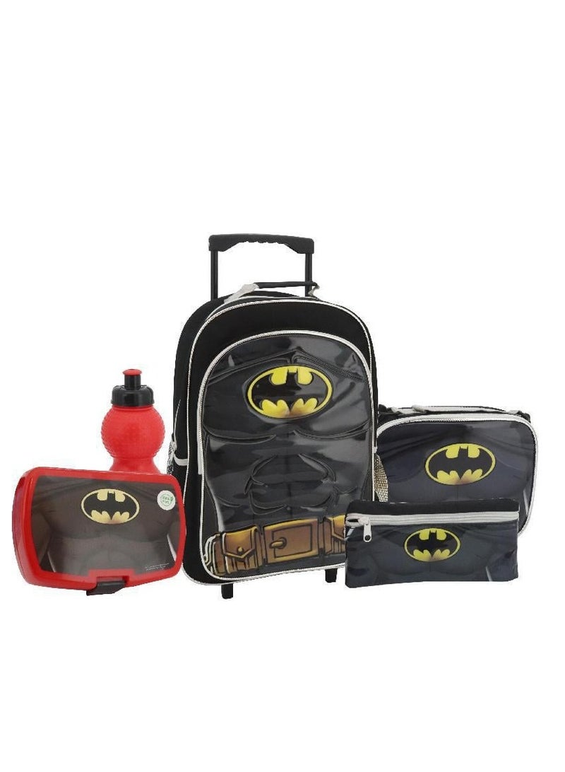 Batman 5-in-1 Value Set Trolley Bag with Accessory