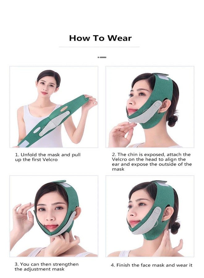 Meliora Face Slimming Strap, V Line Face Lifting Slimming belt, Double Chin Slimmer for Women and Men, V-Shaped Line Chin Up Face Lift Double Chin Belt - Image 3