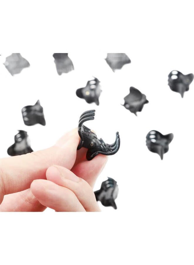 Uplus Black Mini Hair Clips, Bangs Clips, 30 Pieces, Small Hair Clips, Hair Grips, Hair Barrettes, Top Clips - Image 3