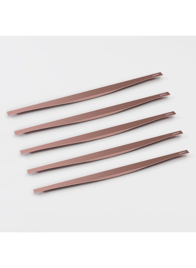 Plantex Profile Handle for Kitchen Cabinet/26 Inch Aluminium Drawer Profile Handle/Wardrobe Pull Handle for Home/Office/Hotel - Pack of 5 (Rose Gold) - Image 1