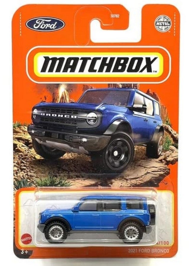 MATCHBOX Matchbox 2021 Ford Bronco 34/100 (Blue) 