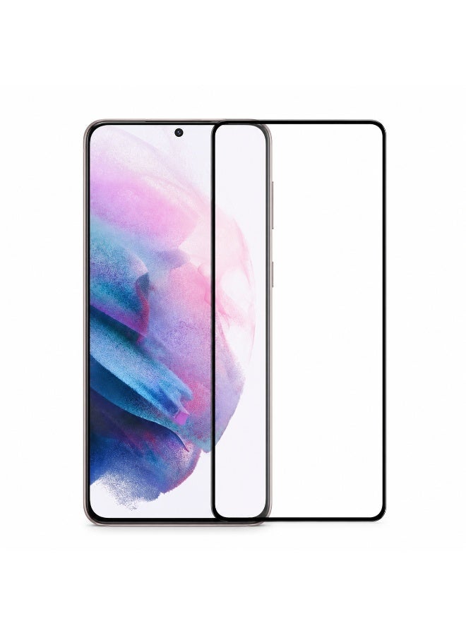 Deer Al-Ghazala Anti-Static ESD Tempered Glass Screen Protector Compatible with Samsung Galaxy M62 - Full Glue Black Frame - Image 1