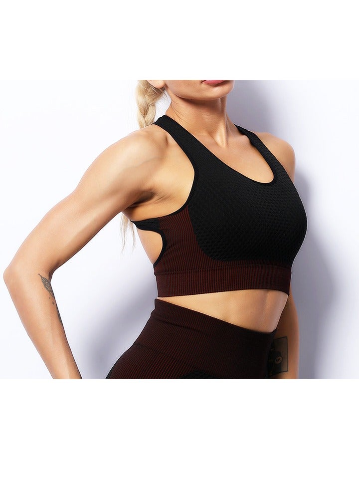 general Women's three-piece high-waisted high-quality summer suit yoga wear sports bra vest + long-sleeved gym clothes + yoga pants  - Image 5