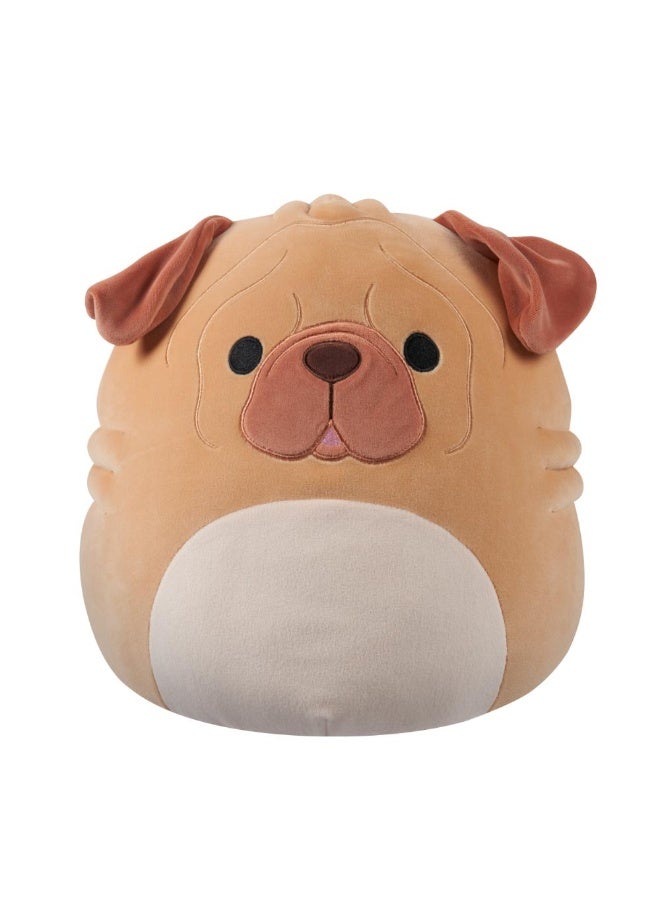 Squishmallows SQK - Medium Plush (12" Squishmallows) (Morton - Brown Shar Pei) - Image 1