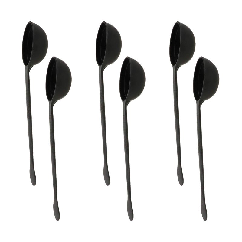 Sydien 6Pcs Coffee Scoop 053 OZ Plastic Coffee Scoop Long Handle Coffee Measuring Scoop Plastic Tablespoons For Coffee Bean Tea Sugar Milk Powder