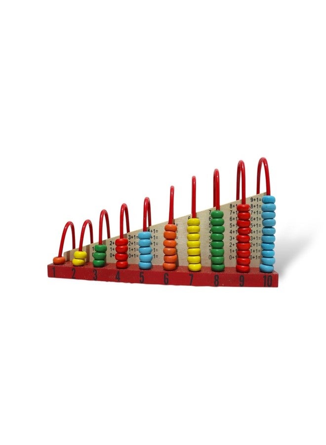 Kafron Wooden Mathematics Learning Abacus, Educational Counting Calculation Shelf with Colourful Beads - Image 4