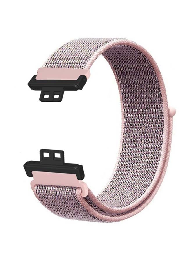 Loquat Nylon Replacement  Band For Huawei Watch Fit Pink  - Image 1