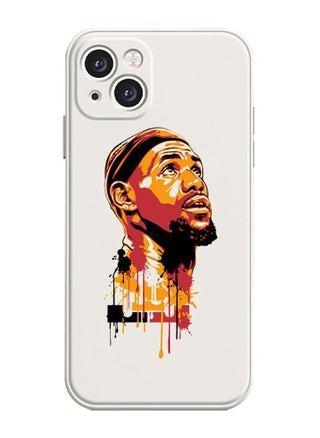 Mobile Phone Case For IPhone 14 6.1 inch Lebron James Basketball Full Soft Shell For Men And Boys(White) - pzsku/ZE6BE52D54B9A4446F97EZ/45/_/1720080396/abbf5eee-7569-4c01-9664-d8a995bd29c7