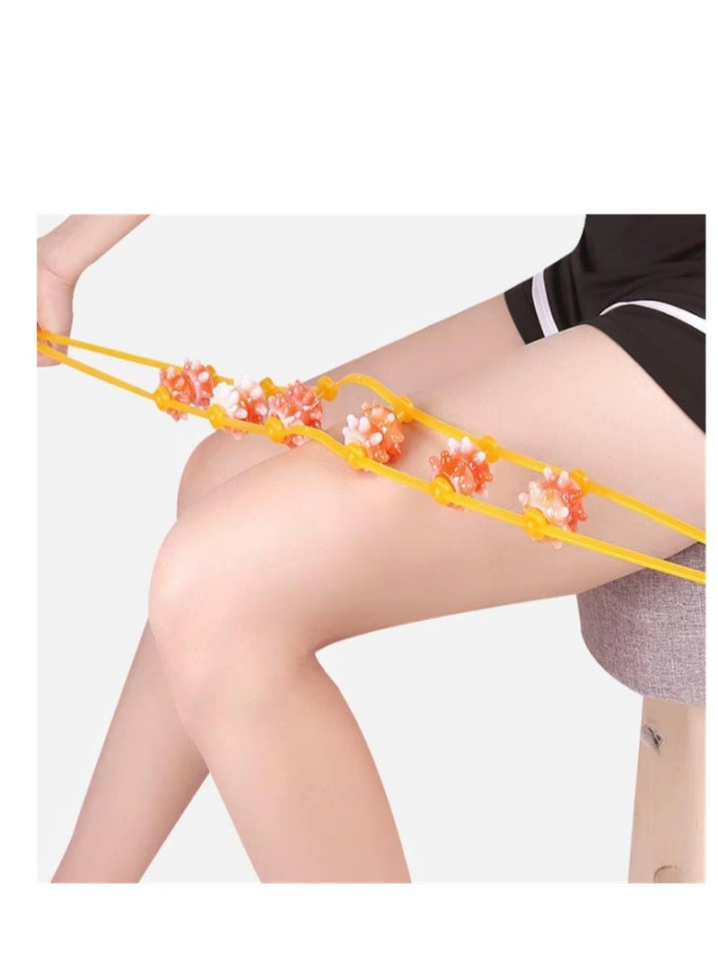 Plan A Handheld Neck Massager for Deep Tissue Pain Relief - Pressure Point Massager Roller Machine, Self Massage Tool for Neck, Legs, Waist, Shoulder - Image 3