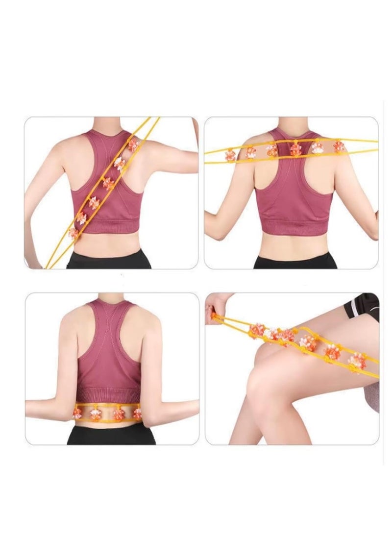 Plan A Handheld Neck Massager for Deep Tissue Pain Relief - Pressure Point Massager Roller Machine, Self Massage Tool for Neck, Legs, Waist, Shoulder - Image 4